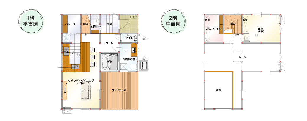 企画住宅のプラン アトリウム