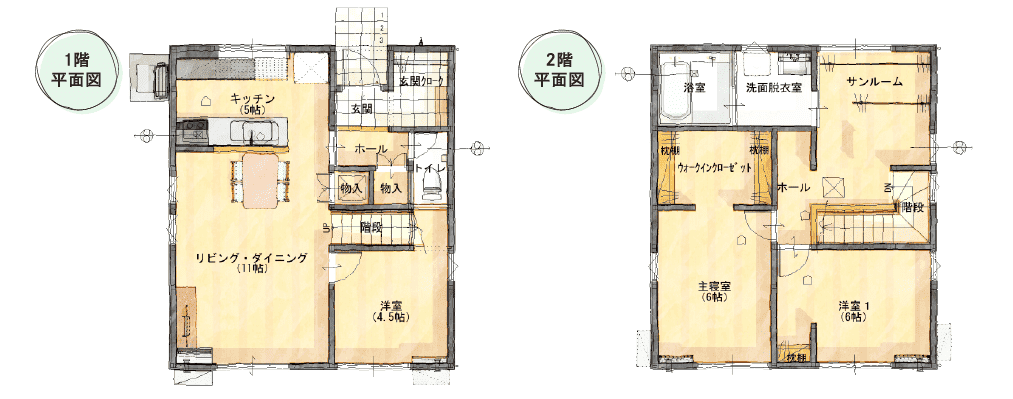 企画住宅のプラン タイプD