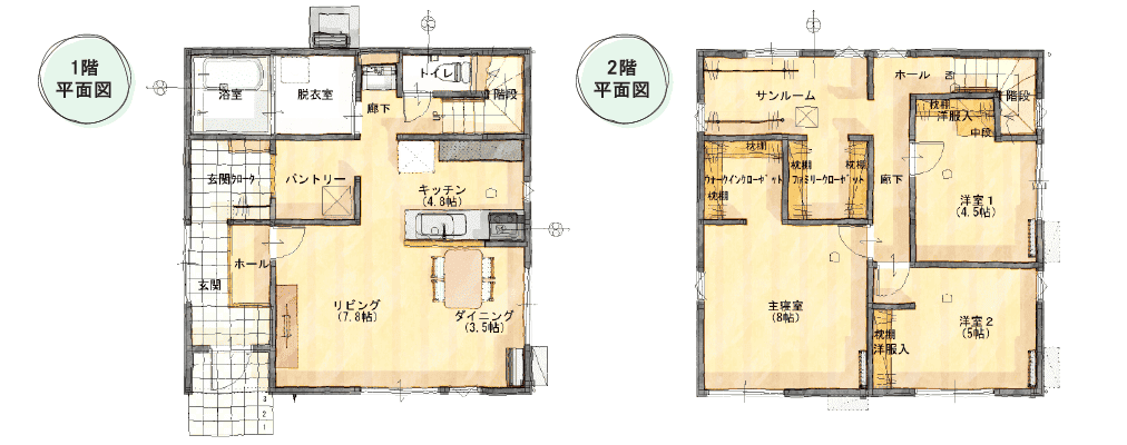 企画住宅のプラン タイプF