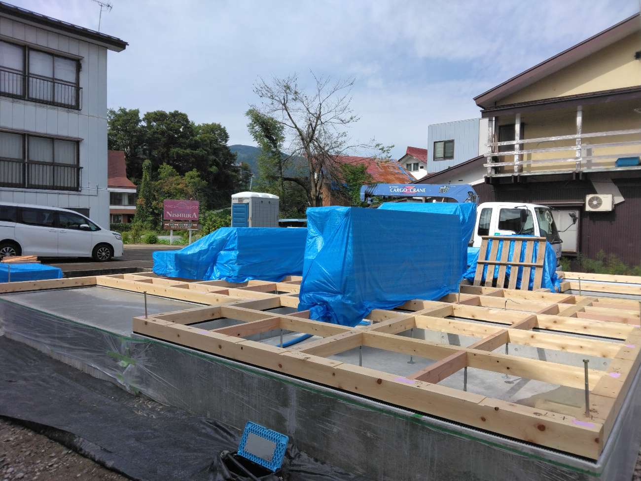 南魚沼市石打にて